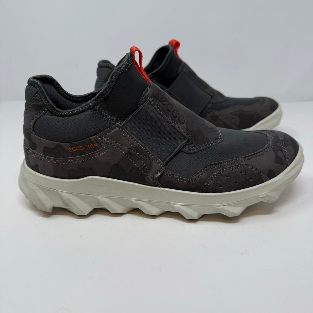 Ecco Sport Mx Low Womens Size EU 38 US 7-7.5 Gray Camo Slip On Shoes - Picture 13 of 15